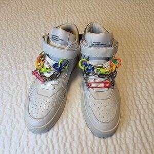 Steve Madden Emilee Women’s High-Top Sneakers with Colorful Accents